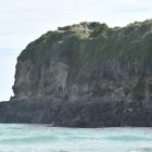 The spot where two people were rescued after getting into trouble at Tomahawk Beach this...