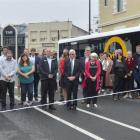 Otakou kaumatua Edward Ellison leads a karakia before the official opening of the hub yesterday....