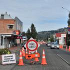 The road works on Gordon Rd will now last until early April. PHOTO: CHRISTINE O’CONNOR
