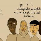 This illustration by former Oamaru artist Mark Whittet (20) has been shared widely online...