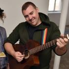 Best in Fringe award winners Alexander Wright (left) and Phil Grainger prepare for their...