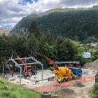 Construction of a new kiwi house is under way at Kiwi Birdlife Park in Queenstown.
