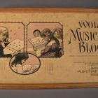 A set of Wolf's Music Time Blocks (above and below) which are on display on the 20th century wall...