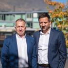 From Hibbs to Hibbett: Outgoing Harcourts Property Management Queenstown owner Keith Hibbs, left,...