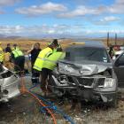 Teams worked feverishly to free the injured from a crash in Tekapo earlier this month in which...