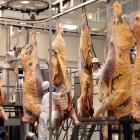 In use at 79 sites in France and Uruguay at present; pictured, beef being processed in a South...