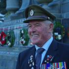 Bill South, Warrant Officer Class 1, a veteran of Malaya and Vietnam, has led the dawn parade in...