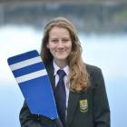 Bayfield High School year 12 pupil Eva Hofmans (16) at the inlet by the school last week after a...
