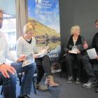 Discussing the Otago Regional Council's proposed 2019-20 annual plan at a drop-in session in...