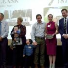 Celebrating 148 years on the same farm at the Century Farm Awards in Lawrence on Saturday night...