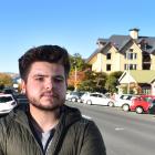 Union St East resident Oliver Ferrier (21) wants the student quarter to be a meter-free zone....