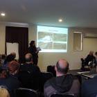 Otago Regional Council rural liaison and support officer Nicole Foote shows photographs of winter...