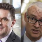 Southern DHB chief executive Chris Fleming (left) and Health Minister David Clark. Photos:...