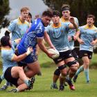 The Premier Club Rugby match between University A and Harbour at Watson Park on Saturday.PHOTO...