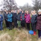 Dunstan High School pupils and staff, University of Otago botany department staff and students,...