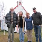 Oturehua residents (from left) poet Brian Turner, writer Jillian Sullivan, film director...