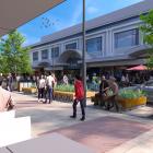 What a section of George St might look like. IMAGE: DUNEDIN CITY COUNCIL
