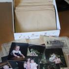 Just one of six boxes  full of old colour studio portrait and family photos and negatives  from...