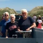 Kevin and Jeff Townsend and their brother, Wanaka resident Colin Townsend, visit Utah Beach in...