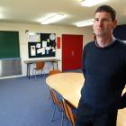 Fenwick School principal Rodney McLellan in the school’s converted classroom in the school’s hall...