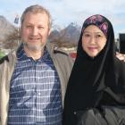 Philippe Saint-Pere and wife Maznah Abu Hassan. Photo: Mountain Scene