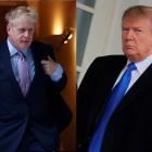 Candidate for the Prime Minister of the UK Boris Johnson and US President Donald Trump. Photos:...