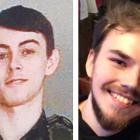 Caption: Bryer Schmegelsky (left) and Kam McLeod. Photo: RCMP handout via Reuters