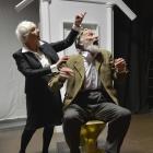 Twenty-five years later Ralph Johnson and Marilyn Parker rehearse for a production of The Clouds...