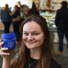 University of Otago health science student Johanique de Villiers, from Whanganui, tries one of...