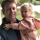 QLDC Arrowtown seat candidate Heath Copland and his daughter Beatrix. Photo: Supplied