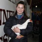 Invercargill Poultry and Pigeon Club member Hanna Lawlor (13) won titles for best under 12 months...