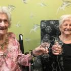 Sisters Barbara Cruickshank (left) and Agnes Halloran turned 103 and 97, respectively, this week....