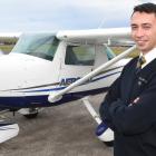 Jordan Kean had become the youngest person in the country to hold the top rating for flight...