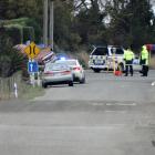 The single-vehicle crash occurred at the intersection of TY Duncan Rd and Shortland Rd, Oamaru...