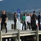 Queenstown police and National Dive Squad members speak to associates of missing Bluff man Matt...