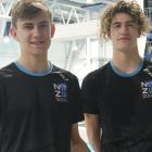  Otago water polo players Nick Taggart (left) and Nathan Martin have been named in the New Zealand under-18 men’s team, which will compete in Australia next week. Photo: Jessica Wilson