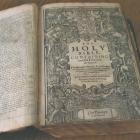 The  rare 400-year-old King James Bible. Photo by Manuwatu Guardian.