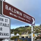 The DCC is still deciding how to handle Baldwin St's reduced status. Photo: Peter McIntosh 
