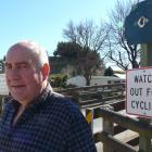 Clutha Gold Trail Charitable Trust chairman Murray Paterson at the cycle trail's Lawrence...