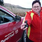 New Zealand Post rural delivery contractor Megan Pope. PHOTO: RICHARD DAVISON