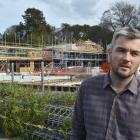 High Street co-housing architect Tim Ross talks about the project outside the construction site....