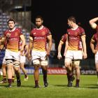 The Southland players look dejected after the side lost 26-10 to Northland in Whangarei on...