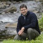 Newly appointed Otago Fish &amp; Game Council chief executive Ian Hadland on the banks of the...
