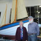 Kotik owners Ian and Alison Milne, of Dunedin, show off their creation at The Rock Southland Boat...