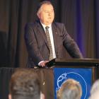 Regional Economic Development Minister Shane Jones addresses the crowd at yesterday’s Seafood New...