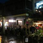 Queenstown bars and restaurants such as Winnies on Queenstown Mall, had huge crowds of revellers...