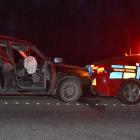 Police say the man crashed his car into a patrol vehicle, then approached an officer in a...