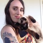 Romance writer Steff Green with her beloved cats. Photos: Supplied