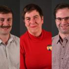 Mayoral candidates Finn Campbell, Rachel Elder & Malcolm Moncrief-Spittle. Photos: Craig Baxter