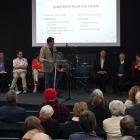 Dunedin mayoral candidates answer questions from the audience about their plans for South Dunedin...